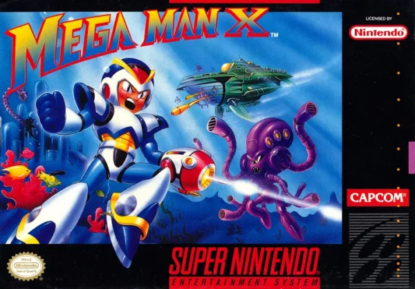 Box cover of "Mega Man X"