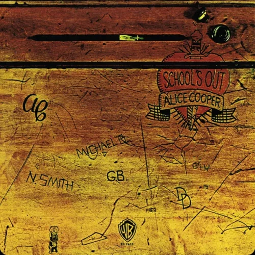 Album cover of "School's Out" by Alice Cooper