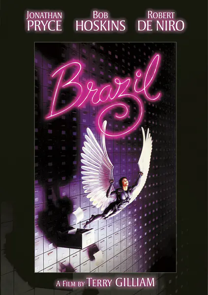 Movie poster for "Brazil" from 1985.