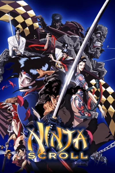 Anime poster for "Ninja Scroll"
