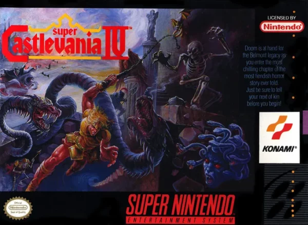 Box cover of "Super Castlevania IV"