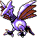 "Pokémon Crystal Version" Skarmory Sprite Animation.