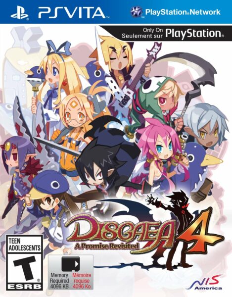 "Disgaea 4: A Promise Revisited" PlayStation Vita North America Box Art Front Cover
