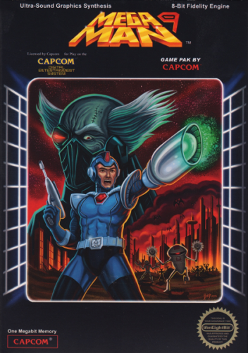 "Mega Man 9" WiiWare Cover Art