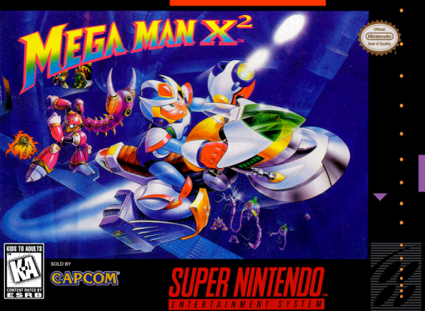 "Mega Man X2" Super Nintendo North America Box Art Cover