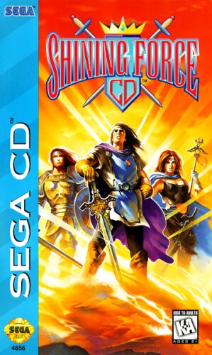 "Shining Force CD" Sega CD North America Box Art Front Cover