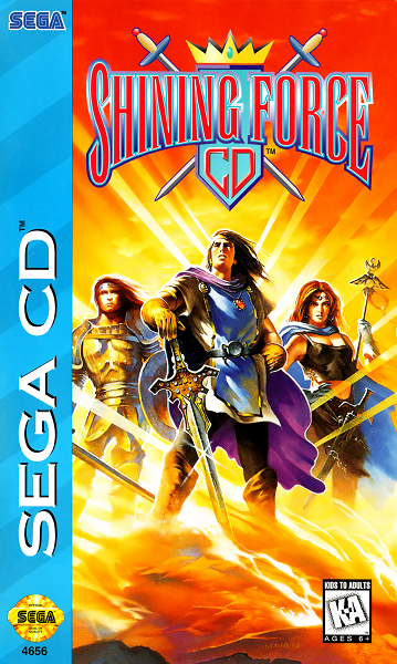 "Shining Force CD" Sega CD North America Box Art Front Cover