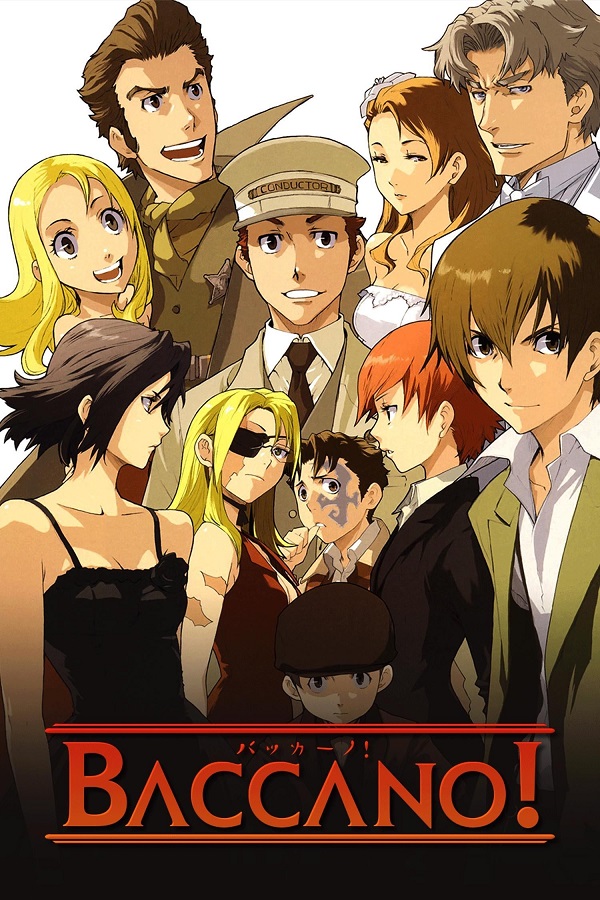 Promotional artwork for the anime "Baccano."