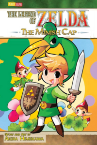 North American front cover of the manga "The Legend of Zelda: The Minish Cap" by Akira Himekawa.