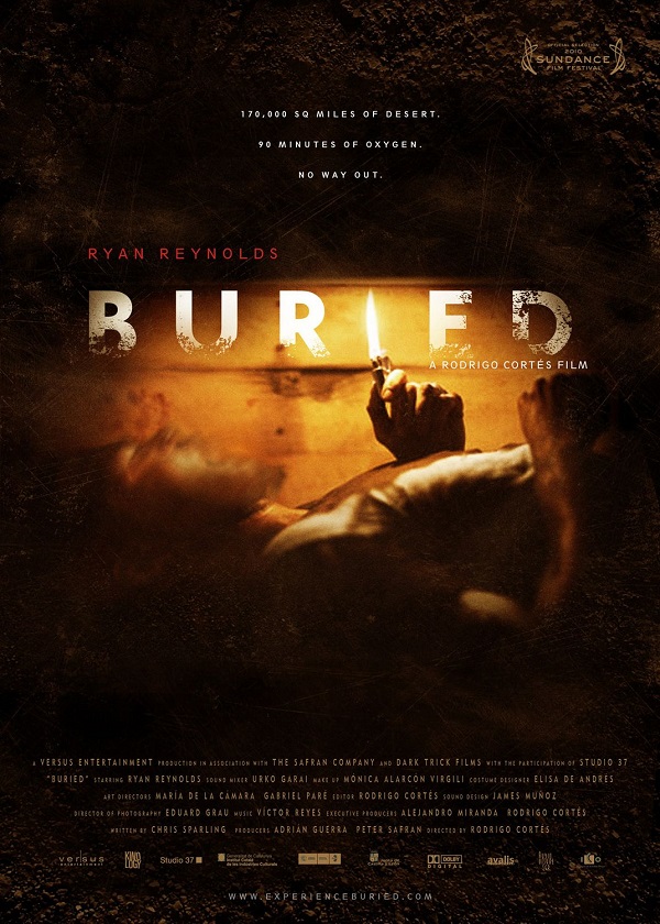 Movie poster for "Buried"