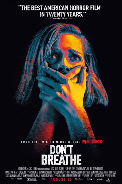Movie poster for "Don't Breathe"