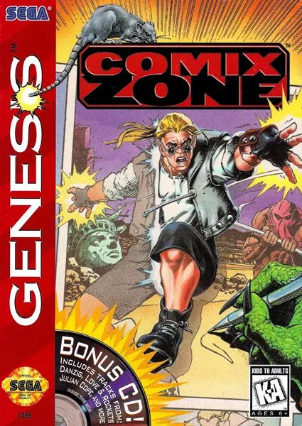 Box cover of "Comix Zone"